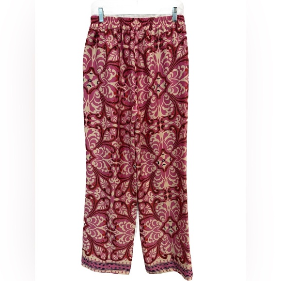 Rachel Zoe Red and Cream Patterned Pants - Picture 4 of 7